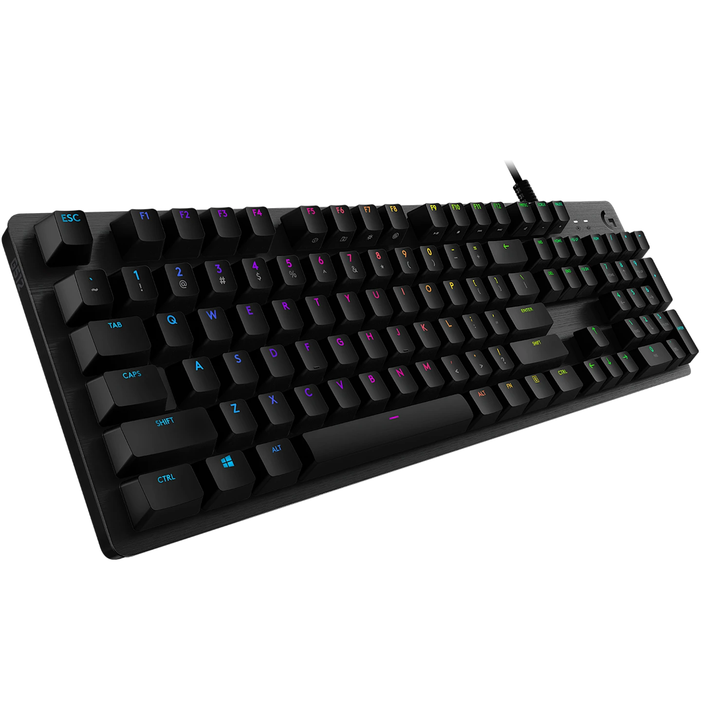 Logitech G512 LIGHTSYNC RGB 鍵盤俯視