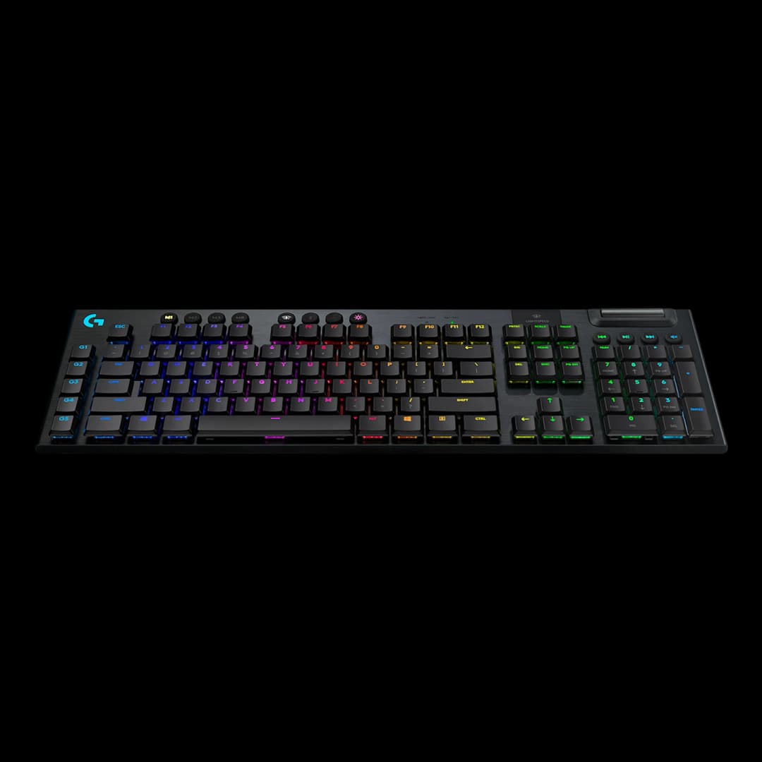 Logitech G913/G915 媒體控制鍵 + 音量滾輪特寫