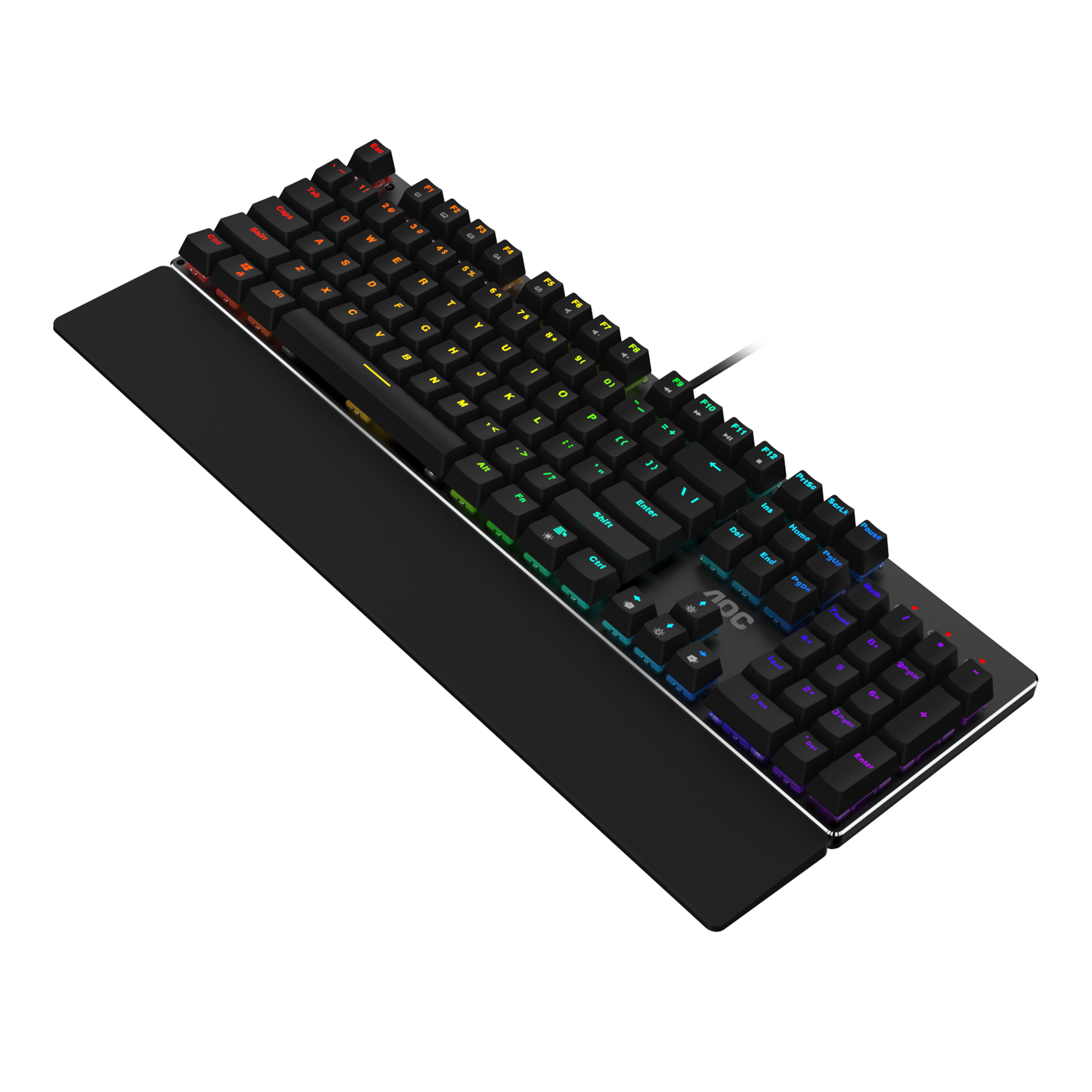 AOC GK500 側視角 - 鋁合金頂蓋特寫