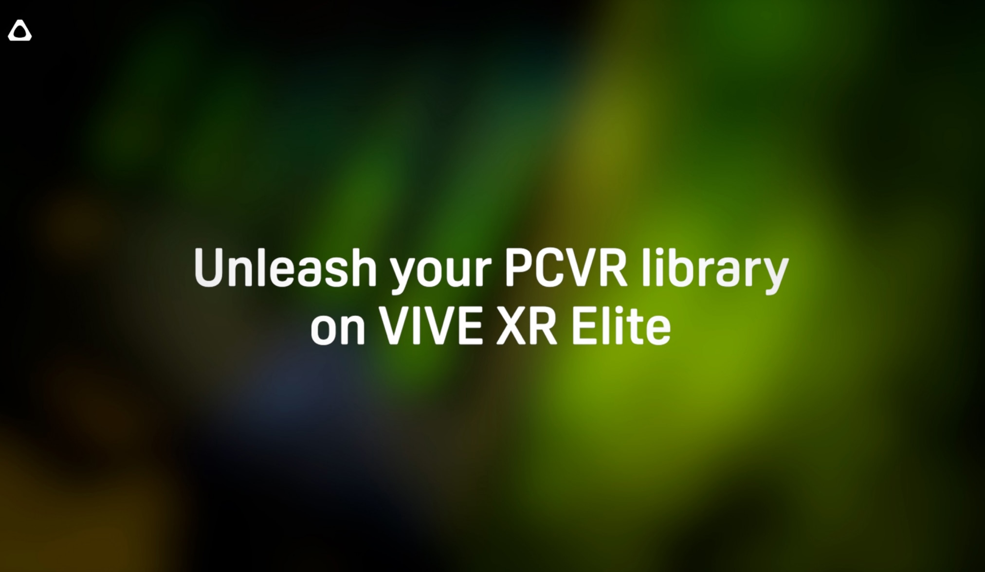 PC VR game content on VIVE XR Elite, standalone mixed reality headset from HTC VIVE.