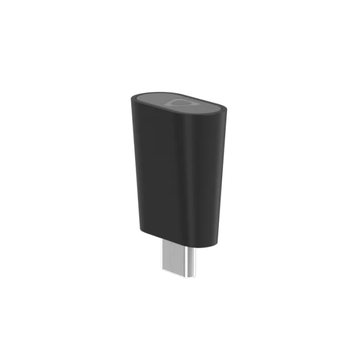 VIVE Wireless Dongle, the VR accessory that connects a compatible headset to 1–5 VIVE Ultimate Trackers.