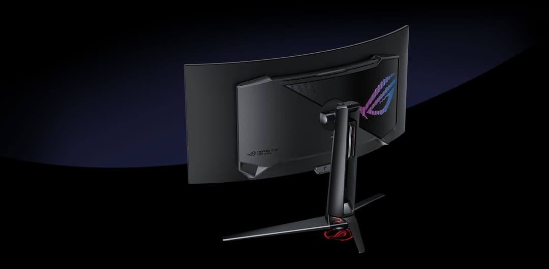 ASUS ROG Swift OLED PG34WCDM 側視角 - 800R 曲率