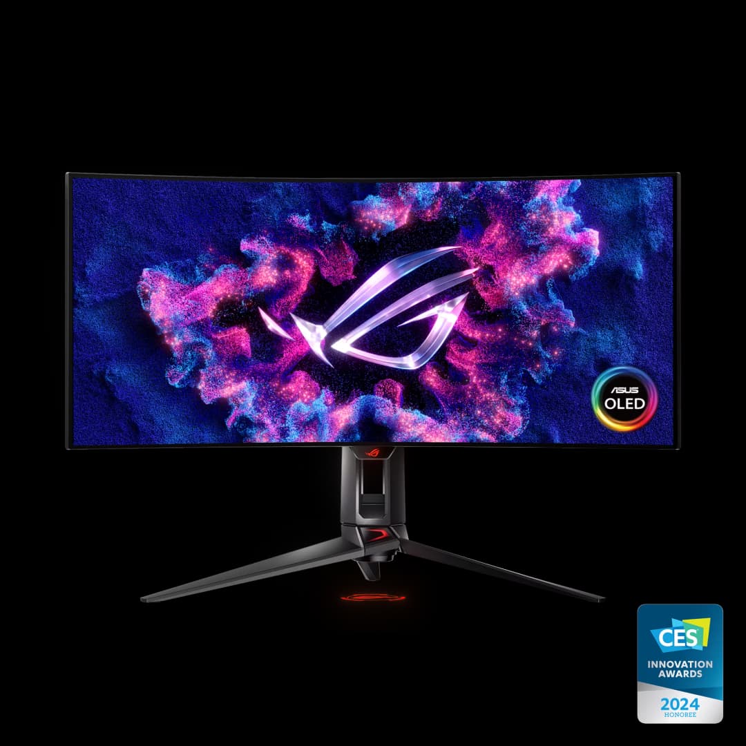 ASUS ROG Swift OLED PG34WCDM 主視覺