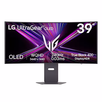 LG 樂金 39吋 UltraGear 240Hz WQHD OLED 弧形遊戲顯示器 39GX900A-B