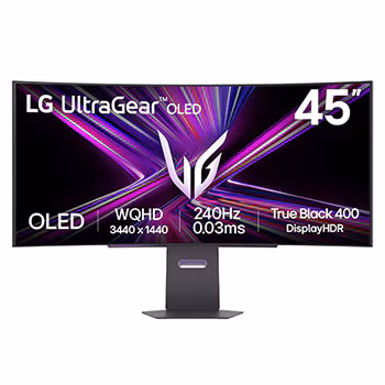 LG 樂金 45吋 UltraGear WQHD OLED 240Hz 弧形遊戲顯示器 45GX900A-B