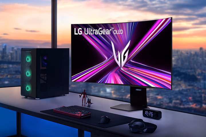 LG 樂金 45吋 UltraGear WQHD OLED 240Hz 弧形遊戲顯示器 45GX900A-B