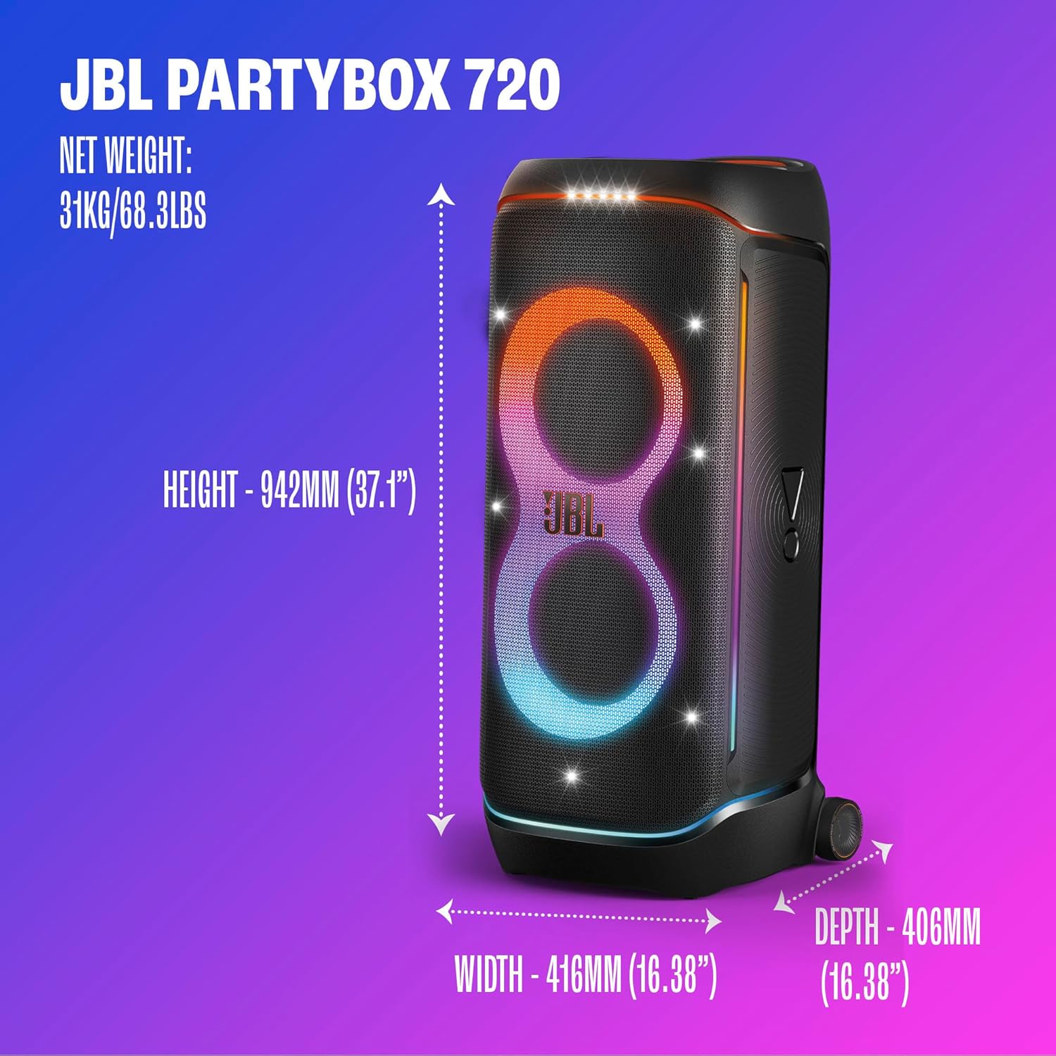 JBL PartyBox 720 lightshow