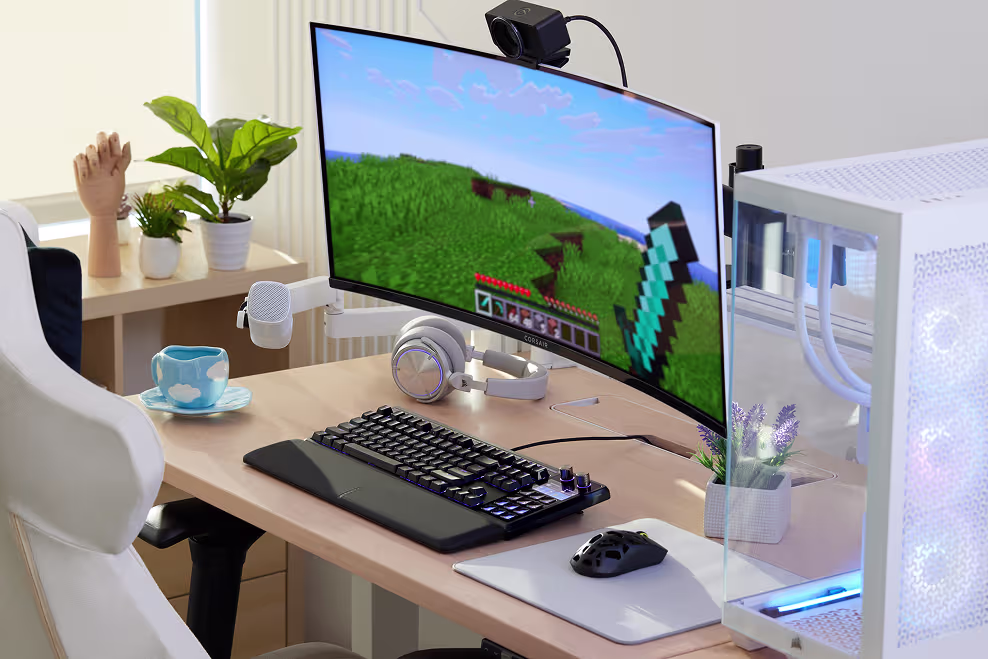 Corsair Galleon 100 SD Stream Deck-Integrated Mechanical Keyboard 有線遊戲鍵盤 CH-912A31I-NA