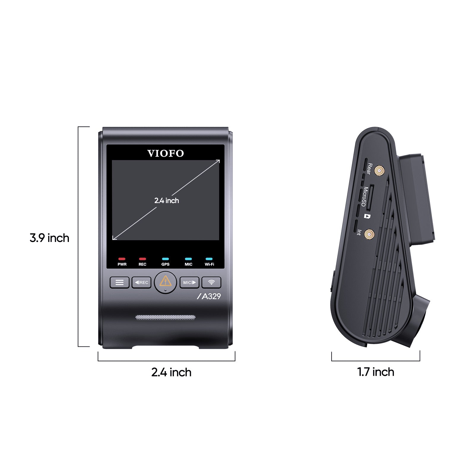 VIOFO A329S 單鏡頭 4K 60 幀 Wi-Fi 6 HDR 行車記錄儀 配 Sony STARVIS 2 感光元件，支援 SSD 儲存，低耗電撞擊偵測，混合停車錄影 圖 7