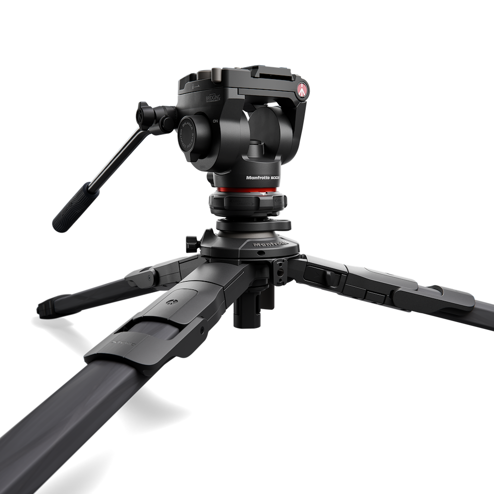 Manfrotto ONE Hybrid Carbon Fiber Tripod with 500X Fluid Head 碳纖維攝錄雲台套裝 MKONEC-500X 圖 2