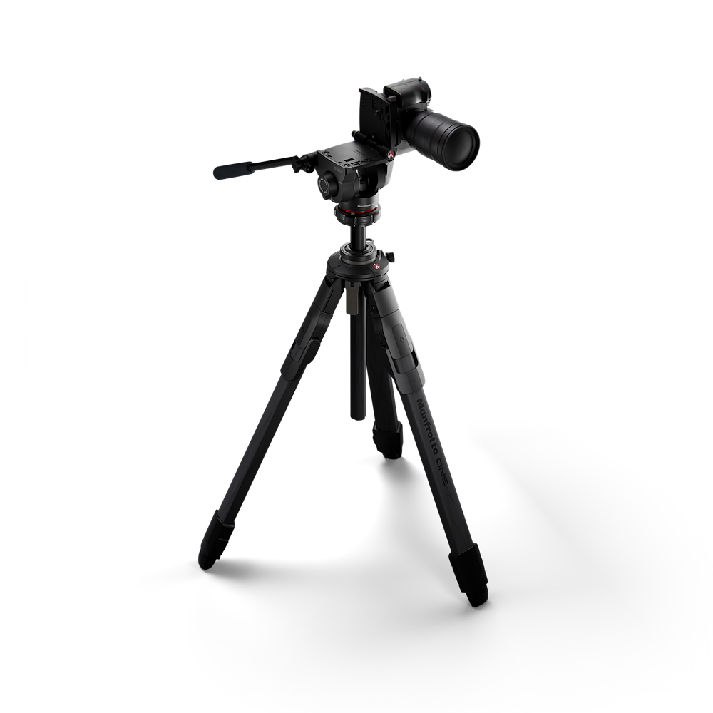 Manfrotto ONE Hybrid Carbon Fiber Tripod with 500X Fluid Head 碳纖維攝錄雲台套裝 MKONEC-500X 圖 6