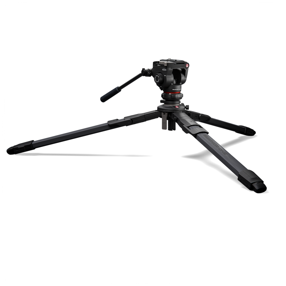Manfrotto ONE Hybrid Carbon Fiber Tripod with 500X Fluid Head 碳纖維攝錄雲台套裝 MKONEC-500X 圖 3