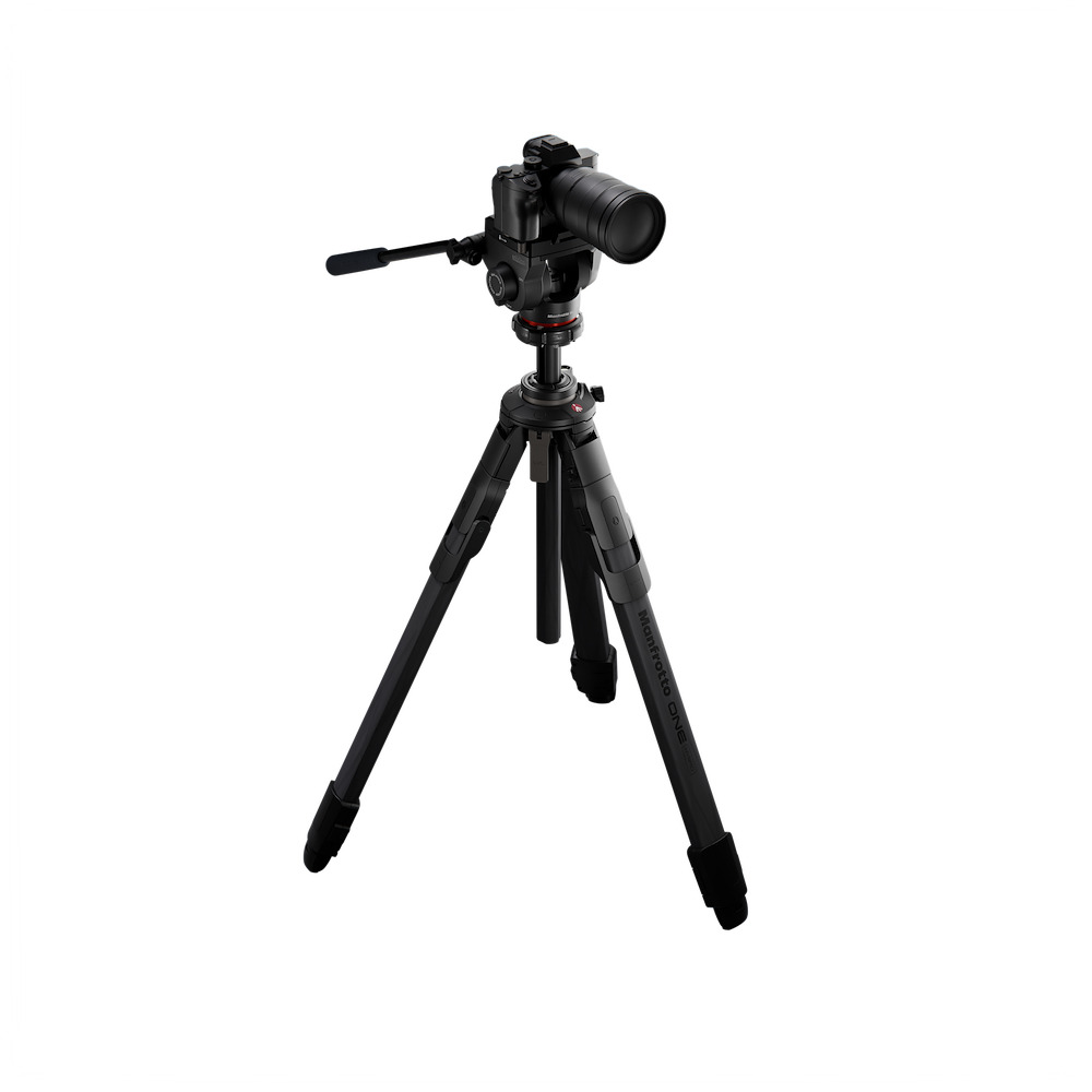 Manfrotto ONE Hybrid Carbon Fiber Tripod with 500X Fluid Head 碳纖維攝錄雲台套裝 MKONEC-500X 圖 7