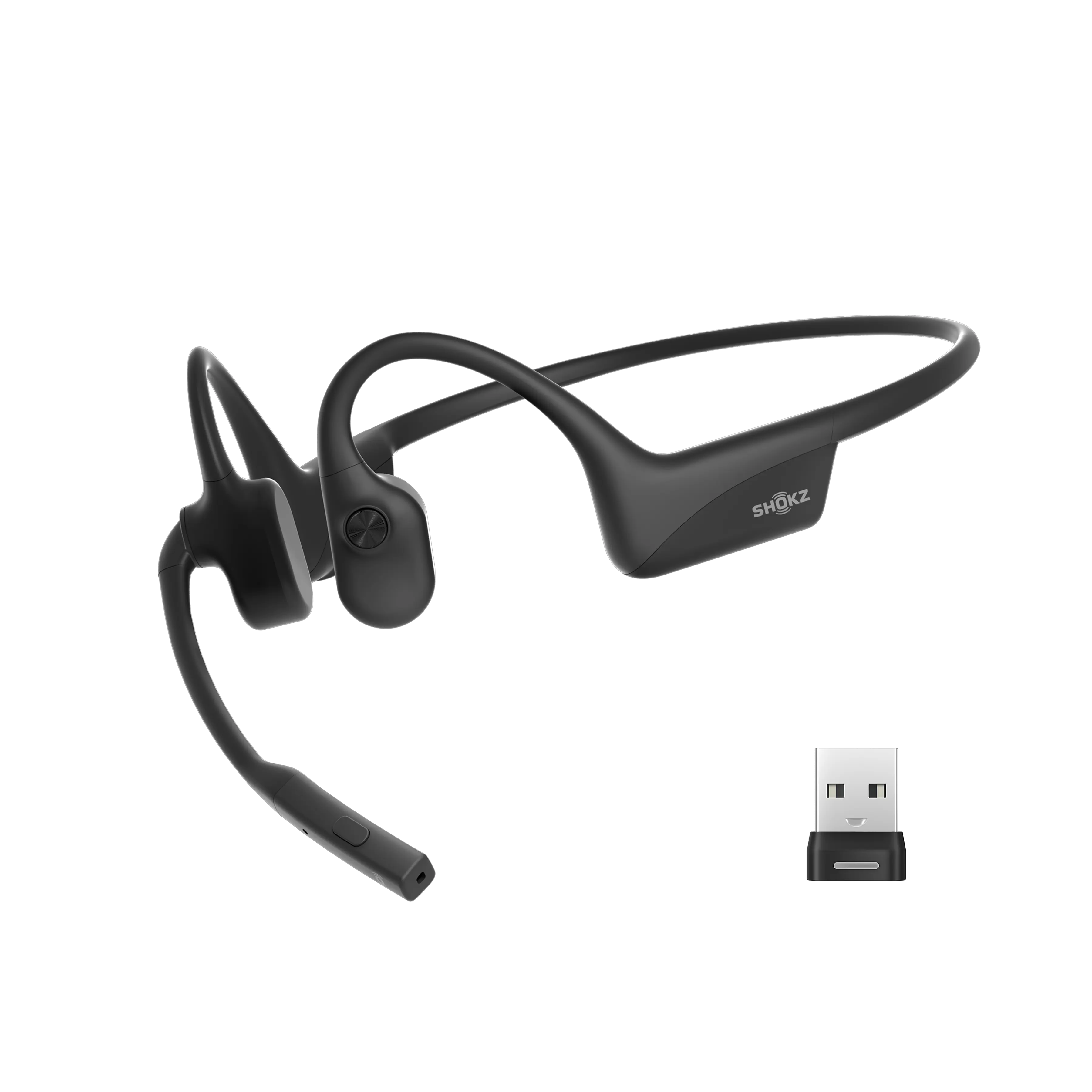 Shokz OpenComm2 UC 2025 骨傳導通訊耳機 連USB-A版 (C120) 圖 1