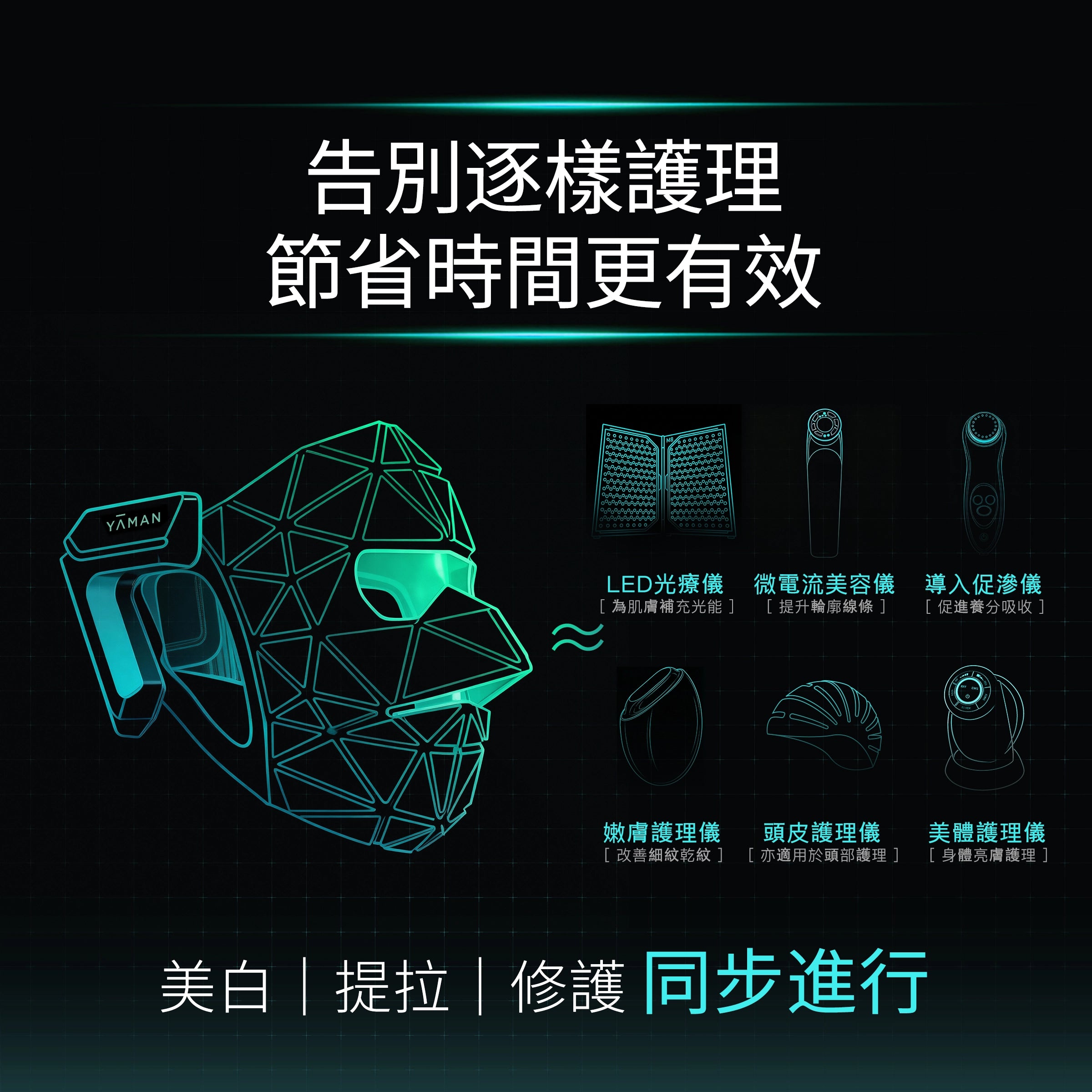 YA-MAN 光愈面罩 YJMF1NCP 圖 3