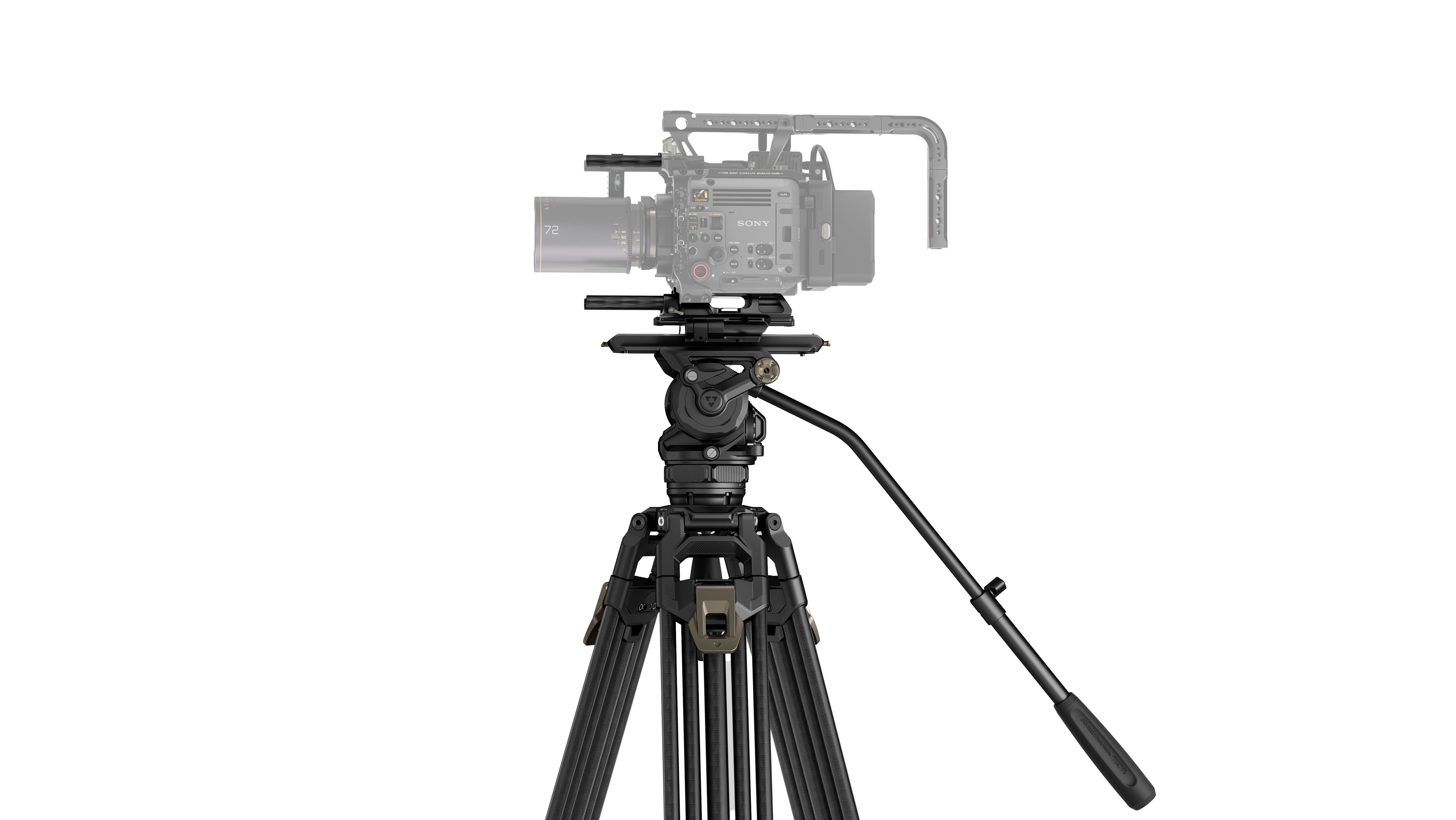 TILTA 鐵頭 CT12 75mm Cine Fluid Head with 2-Stage One Touch Carbon Fiber Tripod Legs (12kg) 圖 4