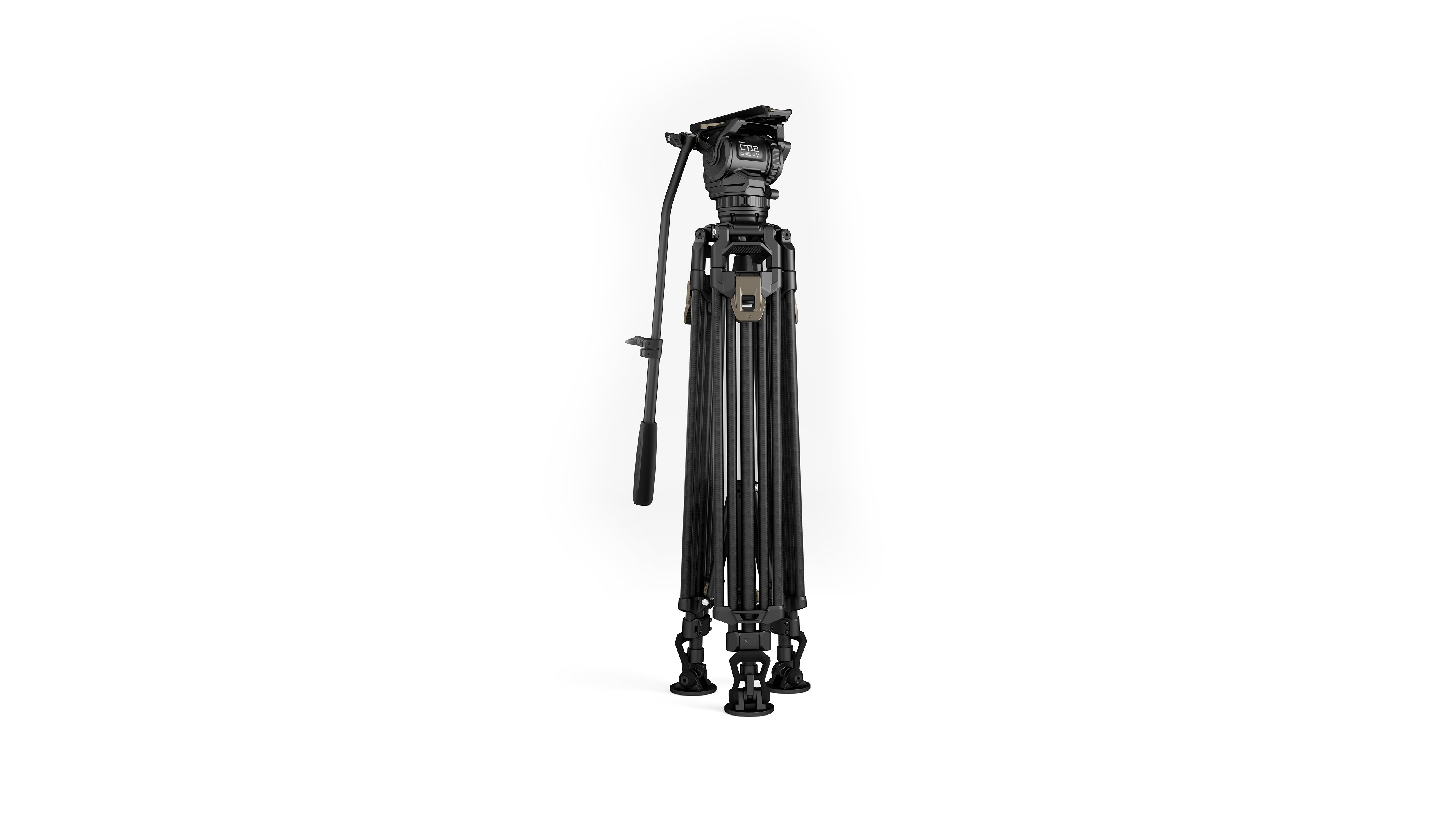 TILTA 鐵頭 CT12 75mm Cine Fluid Head with 2-Stage One Touch Carbon Fiber Tripod Legs (12kg) 圖 3