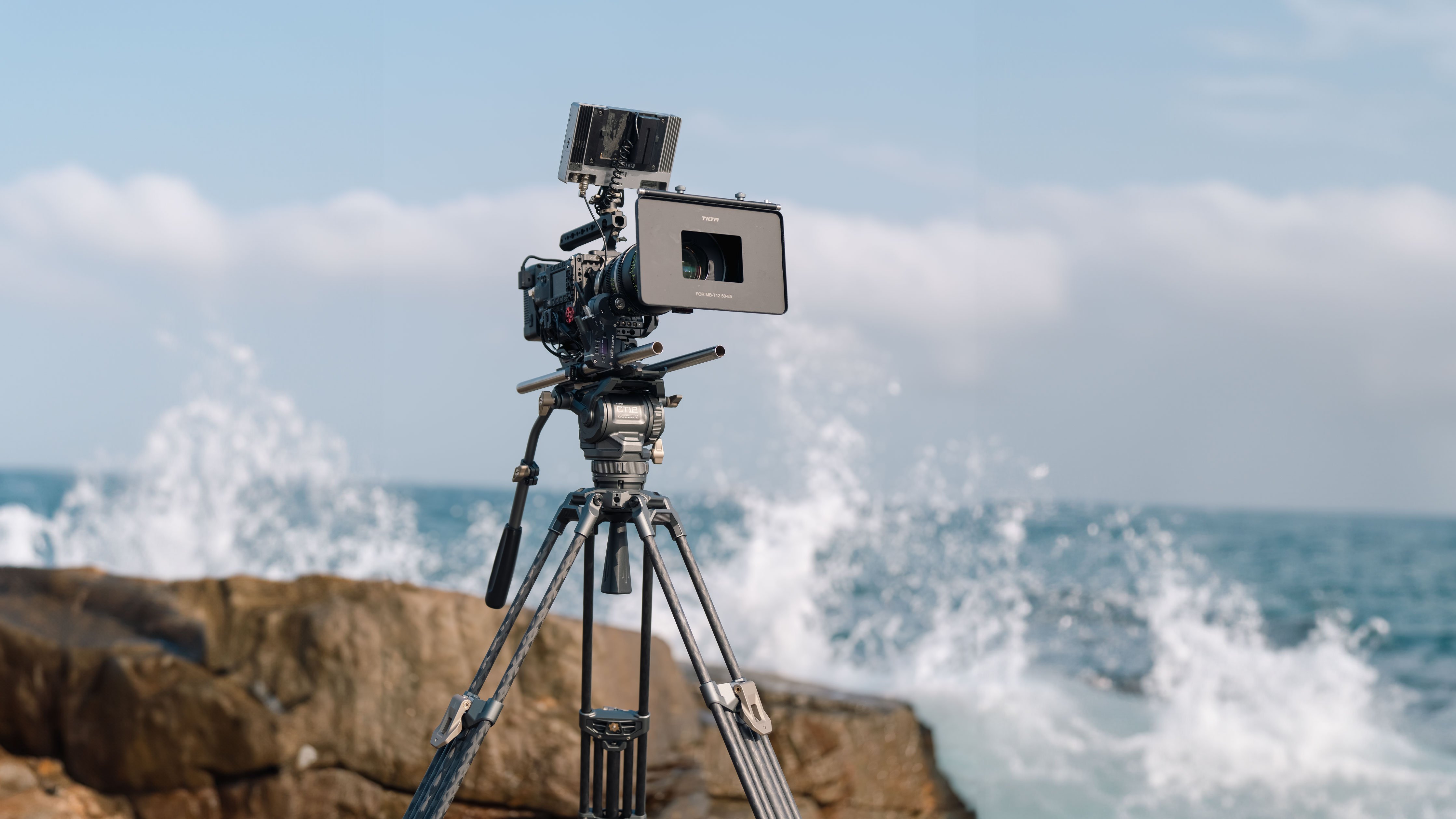 TILTA 鐵頭 CT08A 75mm Cine Fluid Head with 2-Stage One Touch Carbon Fiber Tripod Legs (8kg) 圖 6