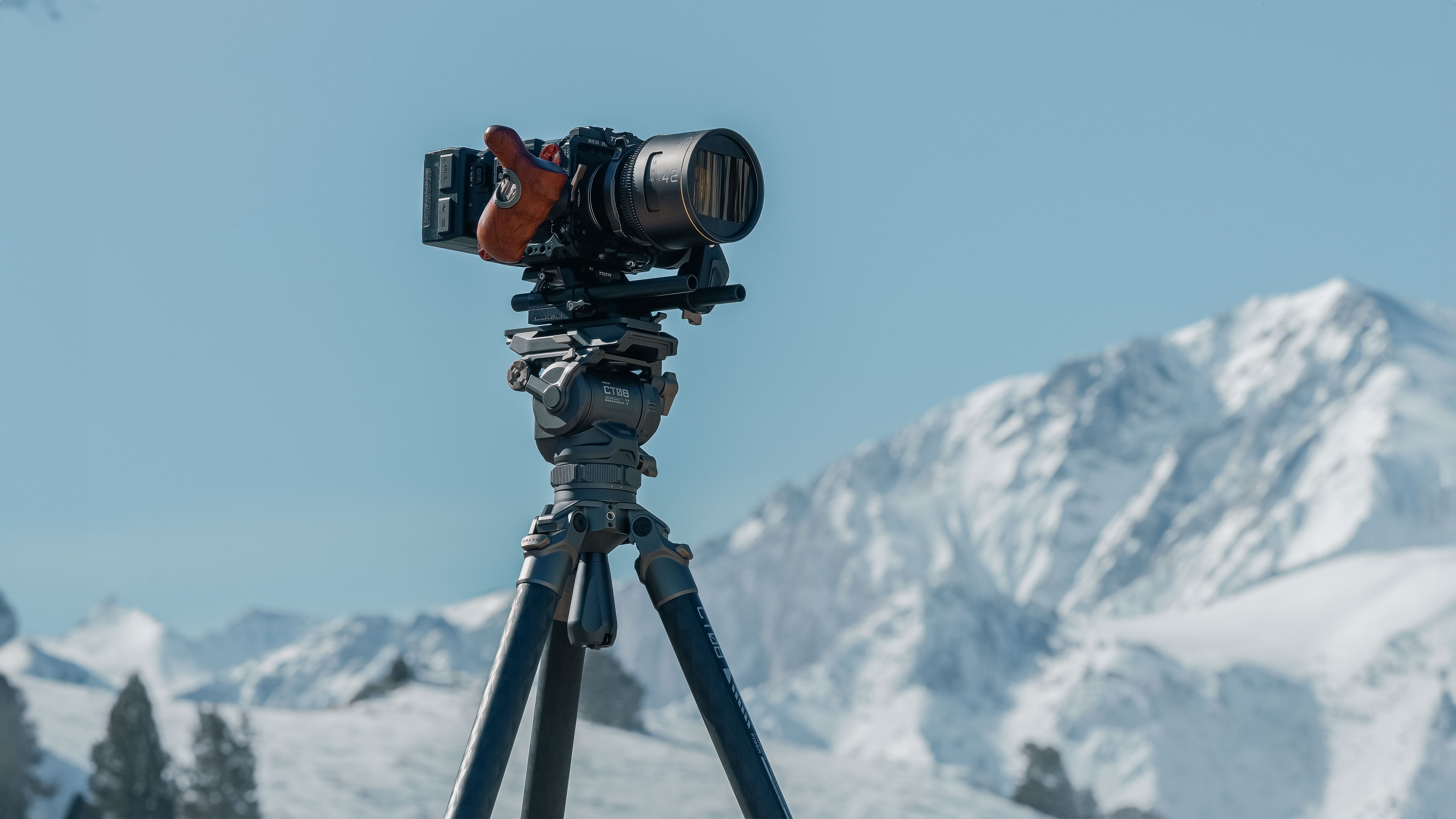 TILTA 鐵頭 CT08A 75mm Cine Fluid Head with 2-Stage One Touch Carbon Fiber Tripod Legs (8kg) 圖 5