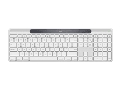 Signature Slim Solar+ for Mac wireless keyboard K980 - Off-white - English US (QWERTY)