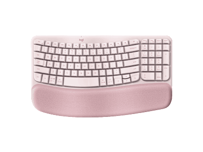 Wave Keys - Rose - English US (QWERTY)