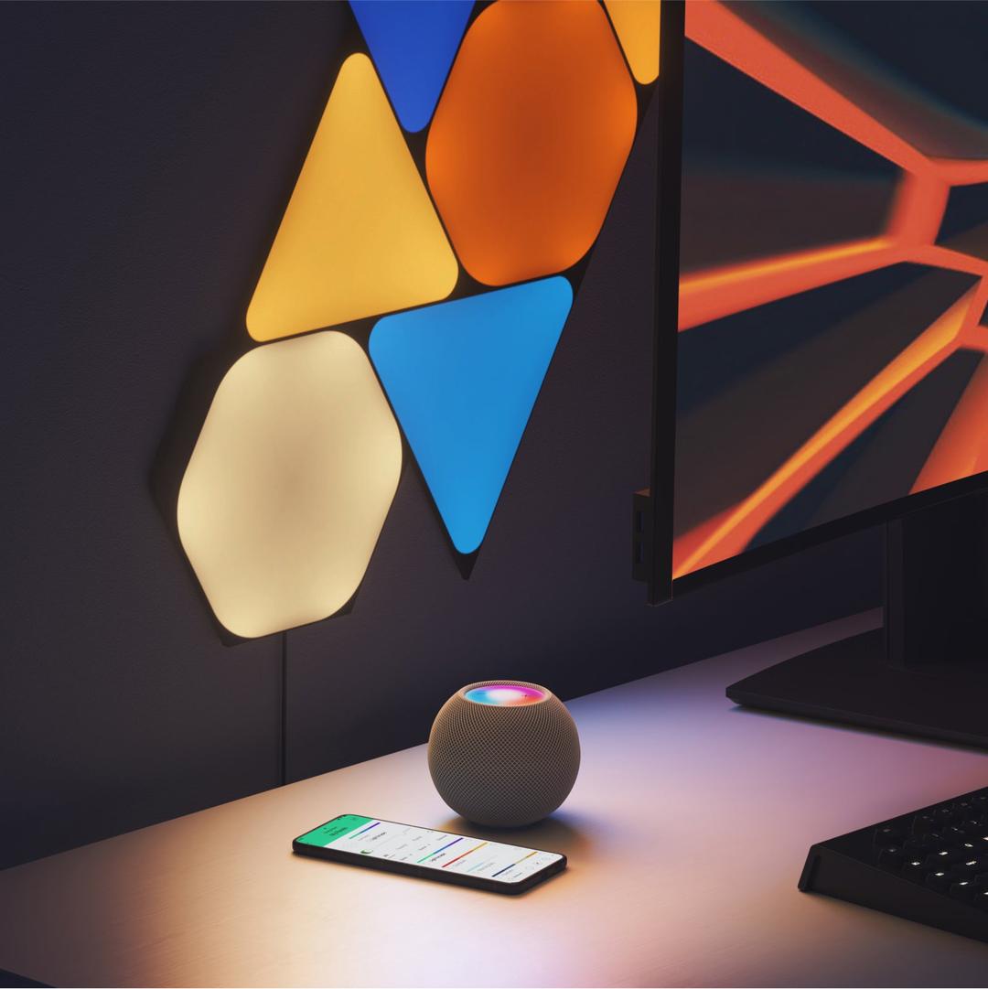 Nanoleaf Shapes Black Hexagons Starter Kit (9 panels) 六角形智能燈板入門套裝 (9塊) 圖 2