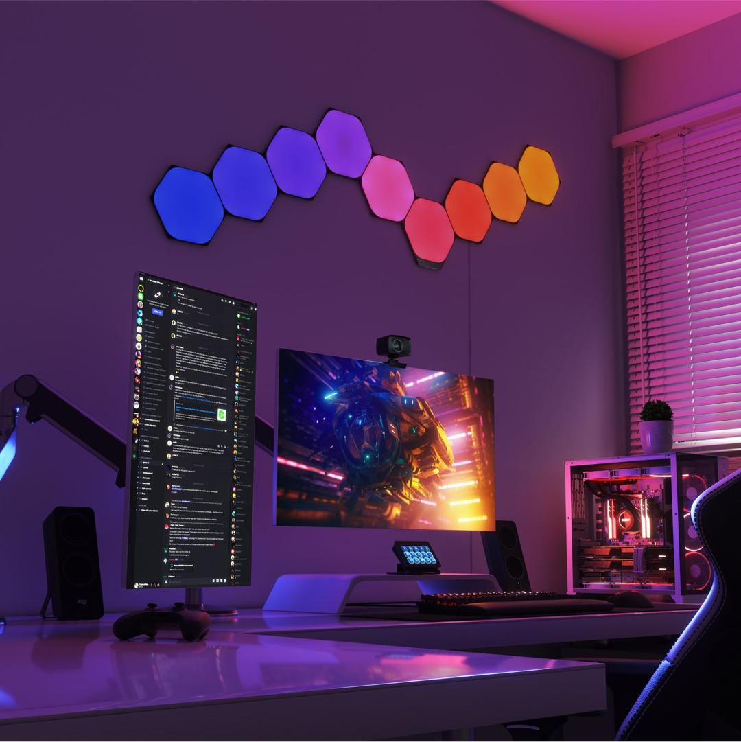 Nanoleaf Shapes Black Hexagons Starter Kit (9 panels) 六角形智能燈板入門套裝 (9塊) 圖 4