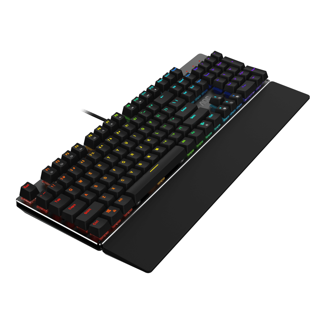 AOC GK500 RGB 燈效特寫