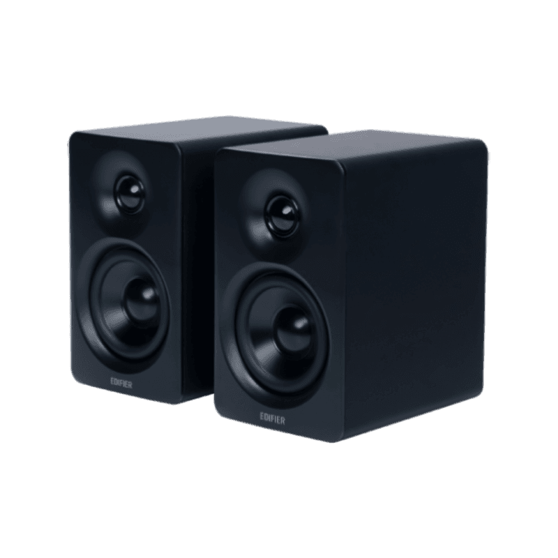 two black M60 speakers
