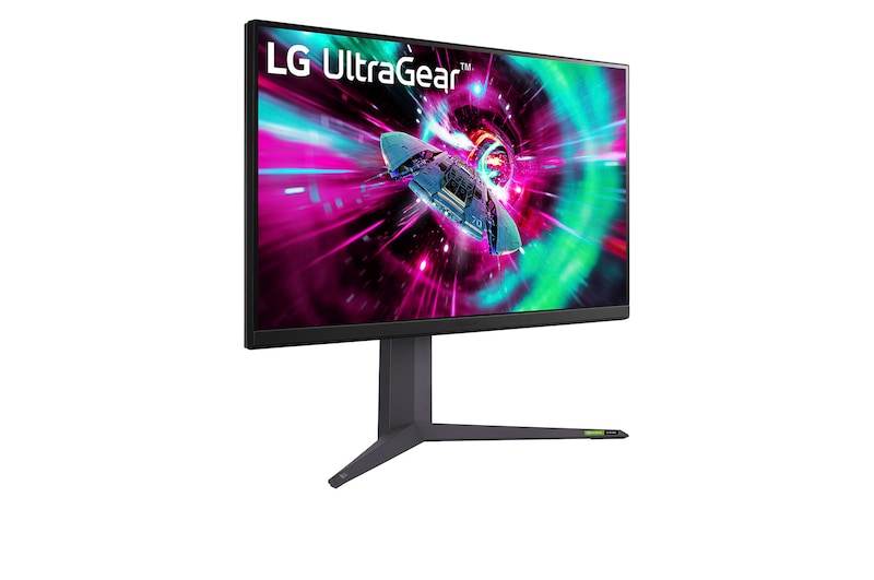 LG 32” LG UltraGear™ UHD Gaming Monitor with 144Hz Refresh Rate, 32GR93U-B