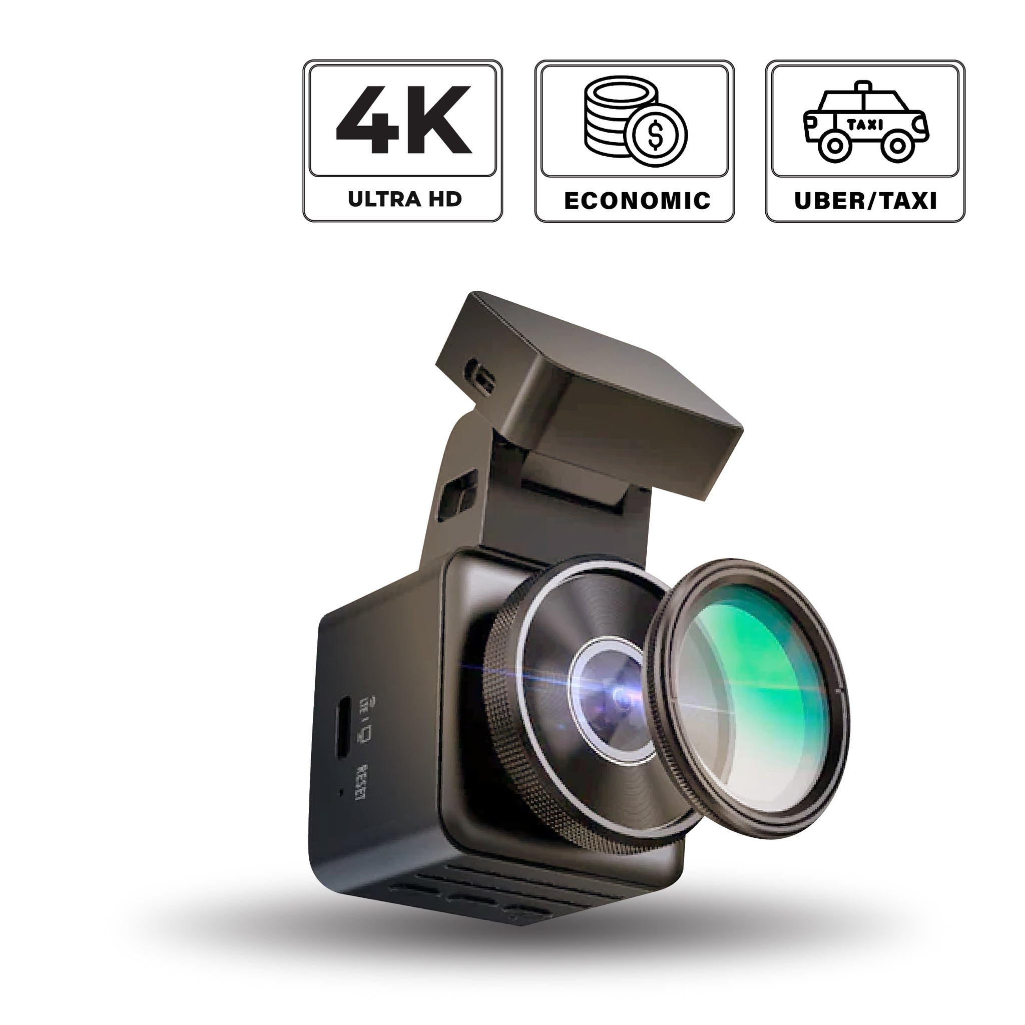 Vantrue Element 1 PRO (E1 PRO) 4K前鏡頭車Cam 行車紀錄儀 圖 1