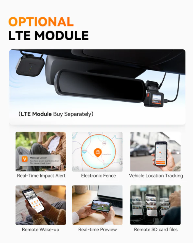 Vantrue Element 1 PRO (E1 PRO) 4K前鏡頭車Cam 行車紀錄儀 圖 10