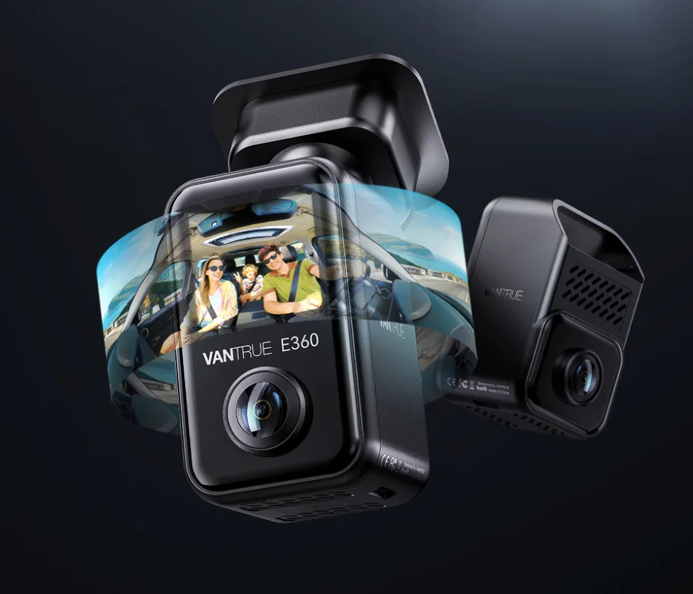 Vantrue E360 360° 全景 5.2K 2CH 雙鏡頭車Cam 行車紀錄儀 (開篷車專用) 圖 3