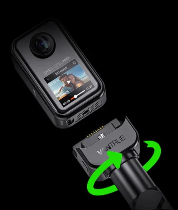 Vantrue E360ACE 360° 全景 5.2K 3CH 3鏡頭車Cam 行車紀錄儀 (車CAM + Vblog) 圖 4
