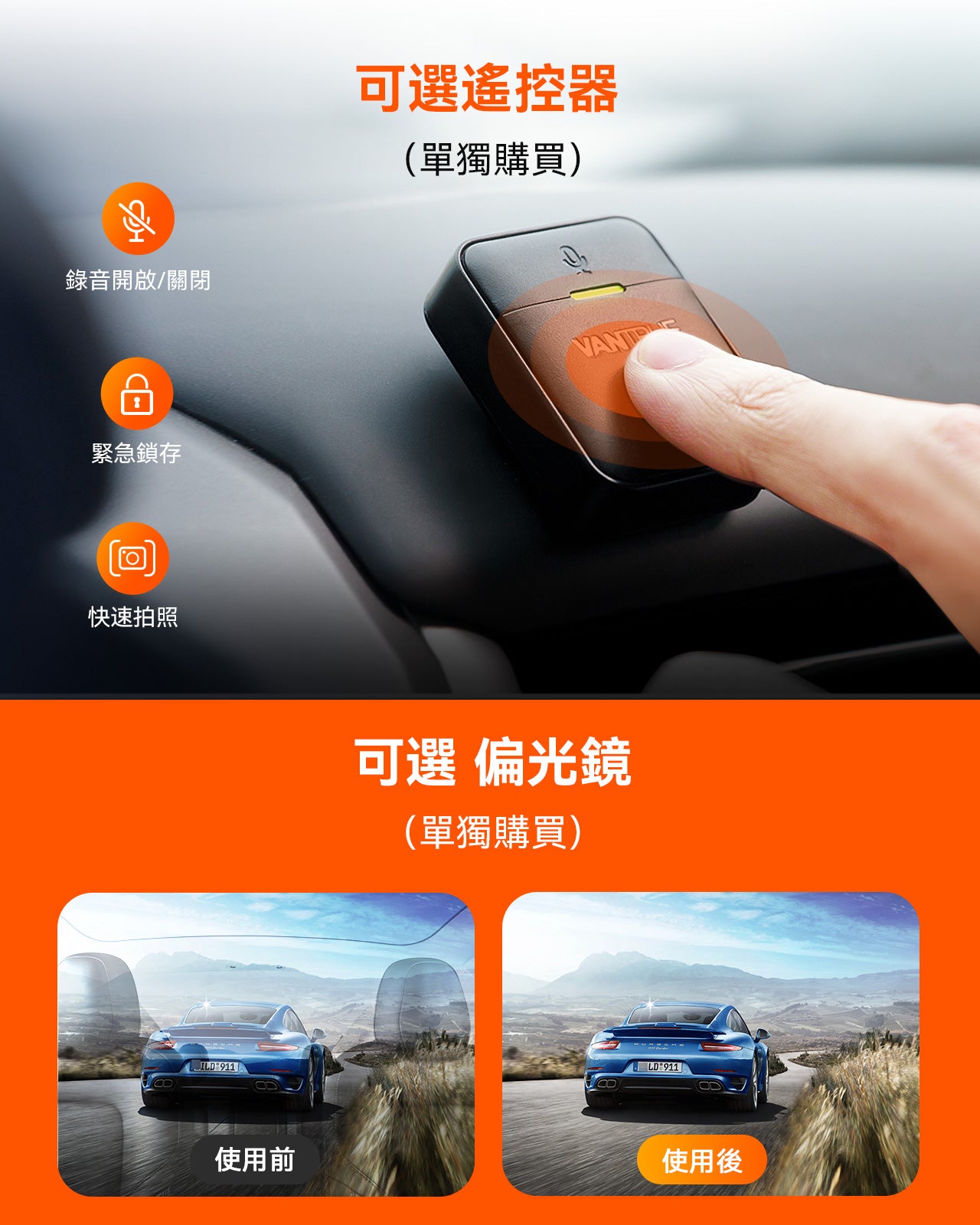 Vantrue NEXUS 4 PRO (N4PRO) 4K 3CH 3鏡頭車Cam行車紀錄儀 圖 9