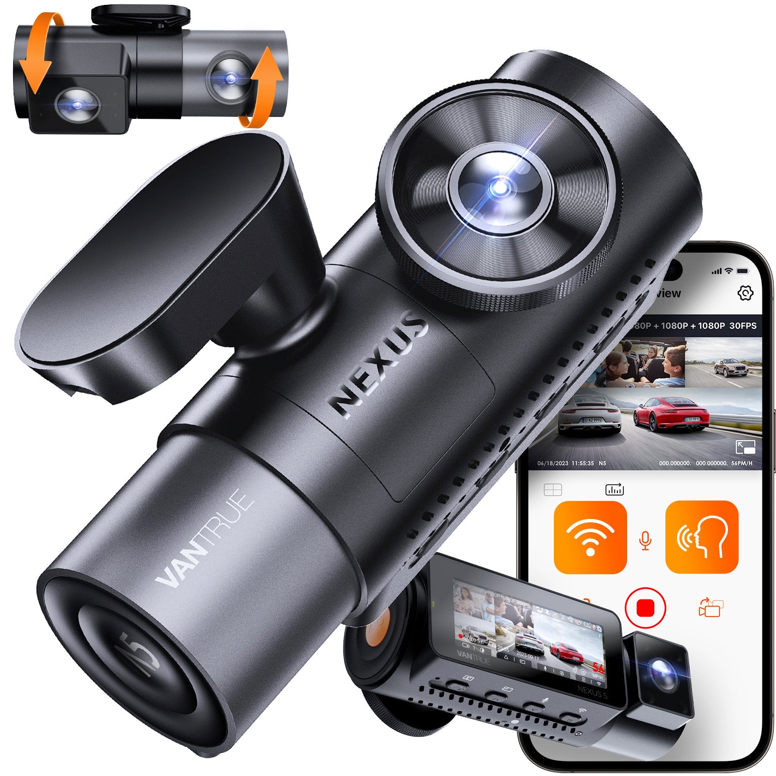 Vantrue NEXUS 5 (N5) 4CH 4鏡頭車Cam 行車紀錄儀 圖 3