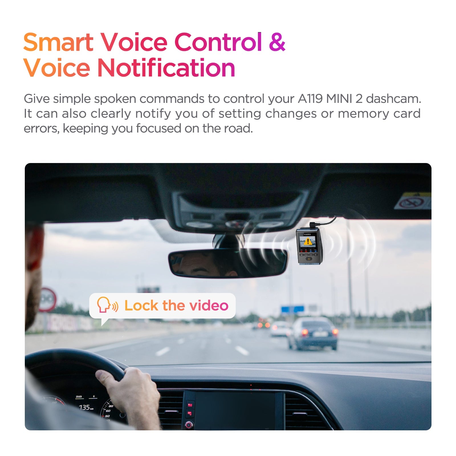 VIOFO A119 MINI 2 語音控制 2K 60 幀 5GHz WiFi 行車記錄儀 配 Sony STARVIS 2 感光元件 HDR 超強夜視 圖 7