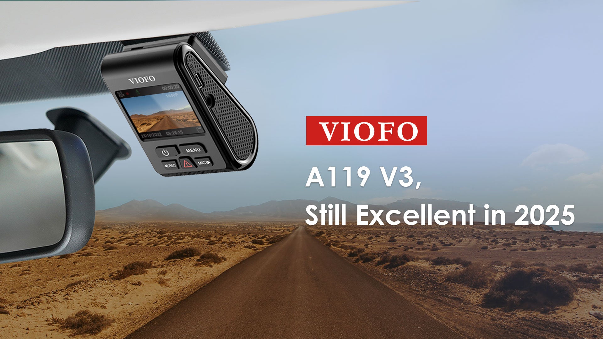 VIOFO A119 V3 配 GPS 2K 2560*1600P 30 幀 Quad HD+ Car 行車記錄儀 圖 11
