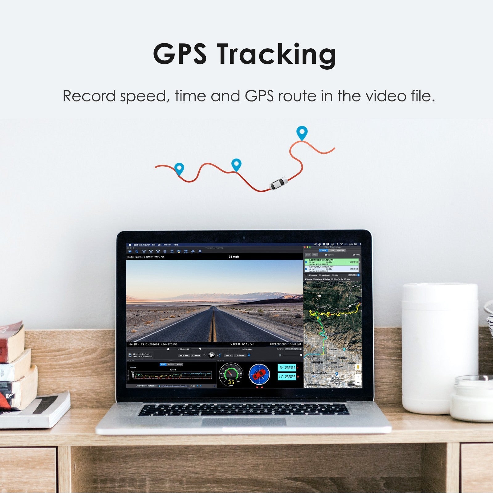 VIOFO A119 V3 配 GPS 2K 2560*1600P 30 幀 Quad HD+ Car 行車記錄儀 圖 6
