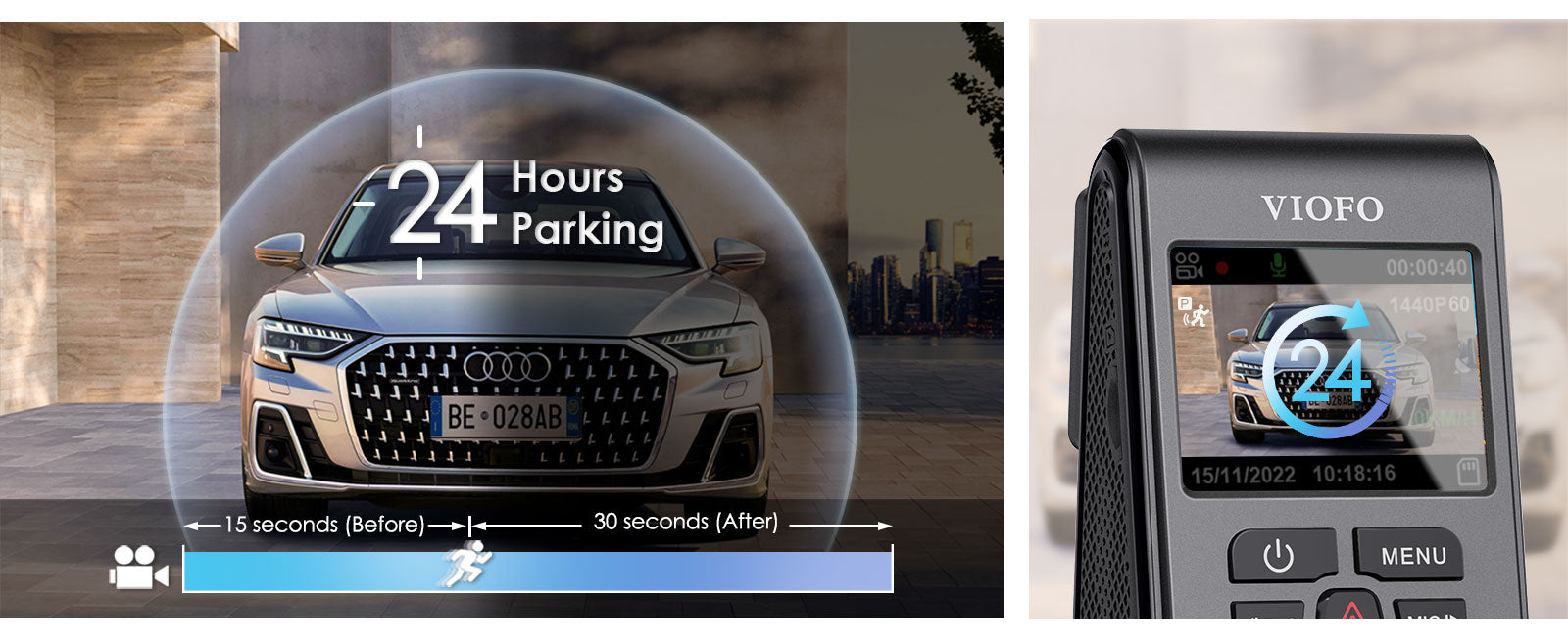 VIOFO A119 V3 配 GPS 2K 2560*1600P 30 幀 Quad HD+ Car 行車記錄儀 圖 18