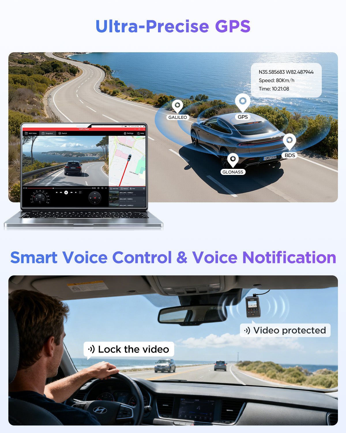VIOFO A119M Pro 4K HDR Mini 行車記錄儀 配 Sony STARVIS 2 感光元件,超強夜視,Ultra Fast Wi-Fi 6 & Precise GPS 圖 7