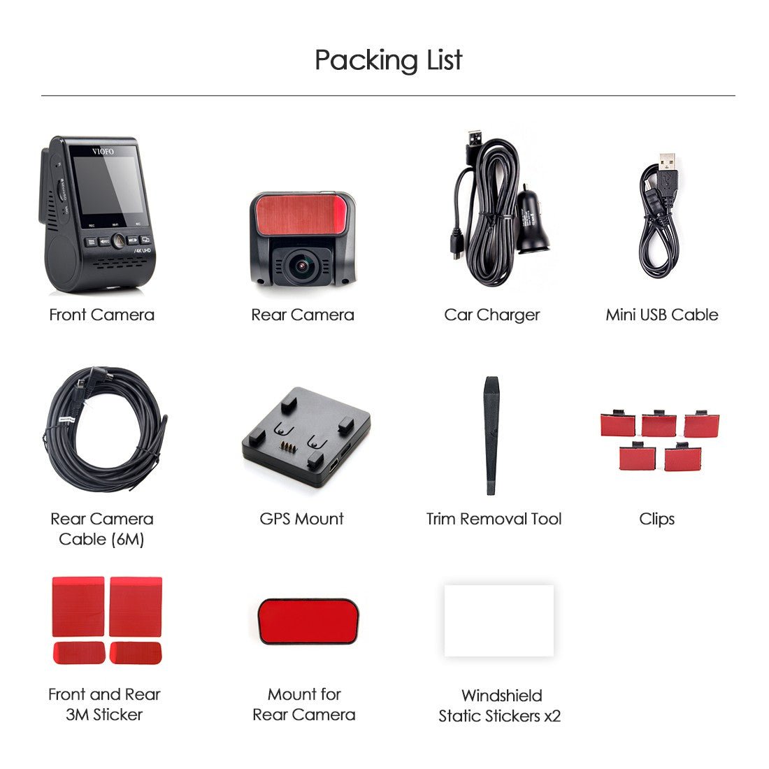 VIOFO A129 Pro Duo Ultra 4K 前置 + Full HD 1080P 後 雙 鏡頭 Wi-Fi GPS 行車記錄儀 圖 8