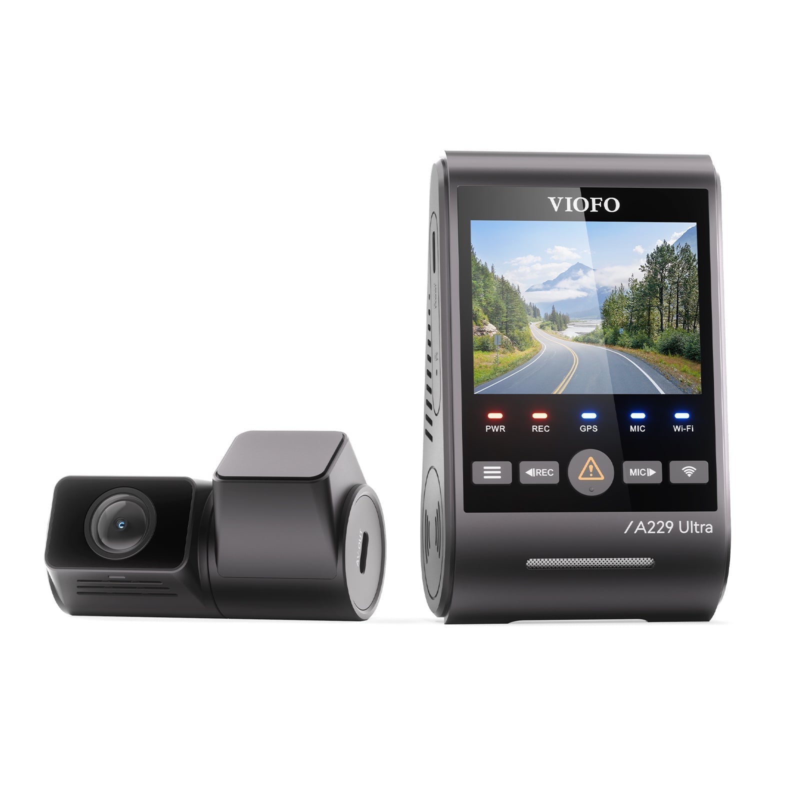 VIOFO A229 Ultra 雙鏡頭 4K 前置+4K 後 行車記錄儀 配 雙 Sony STARVIS 2 感光元件,2-鏡頭 4K HDR 圖 1