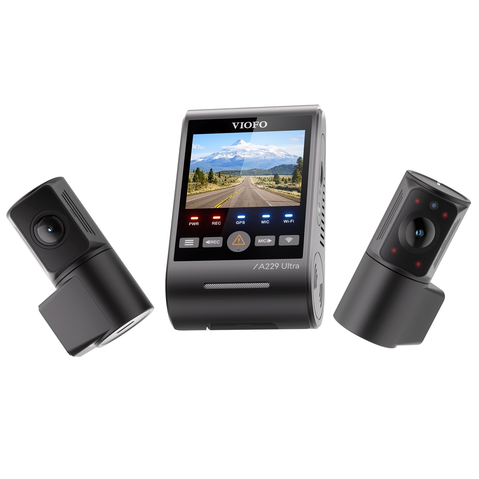 VIOFO A229 Ultra 3 鏡頭 4K 前置+4K 後+1080P 魚眼 車廂 行車記錄儀 配 三 Sony STARVIS 2 感光元件,3-鏡頭 HDR 圖 5