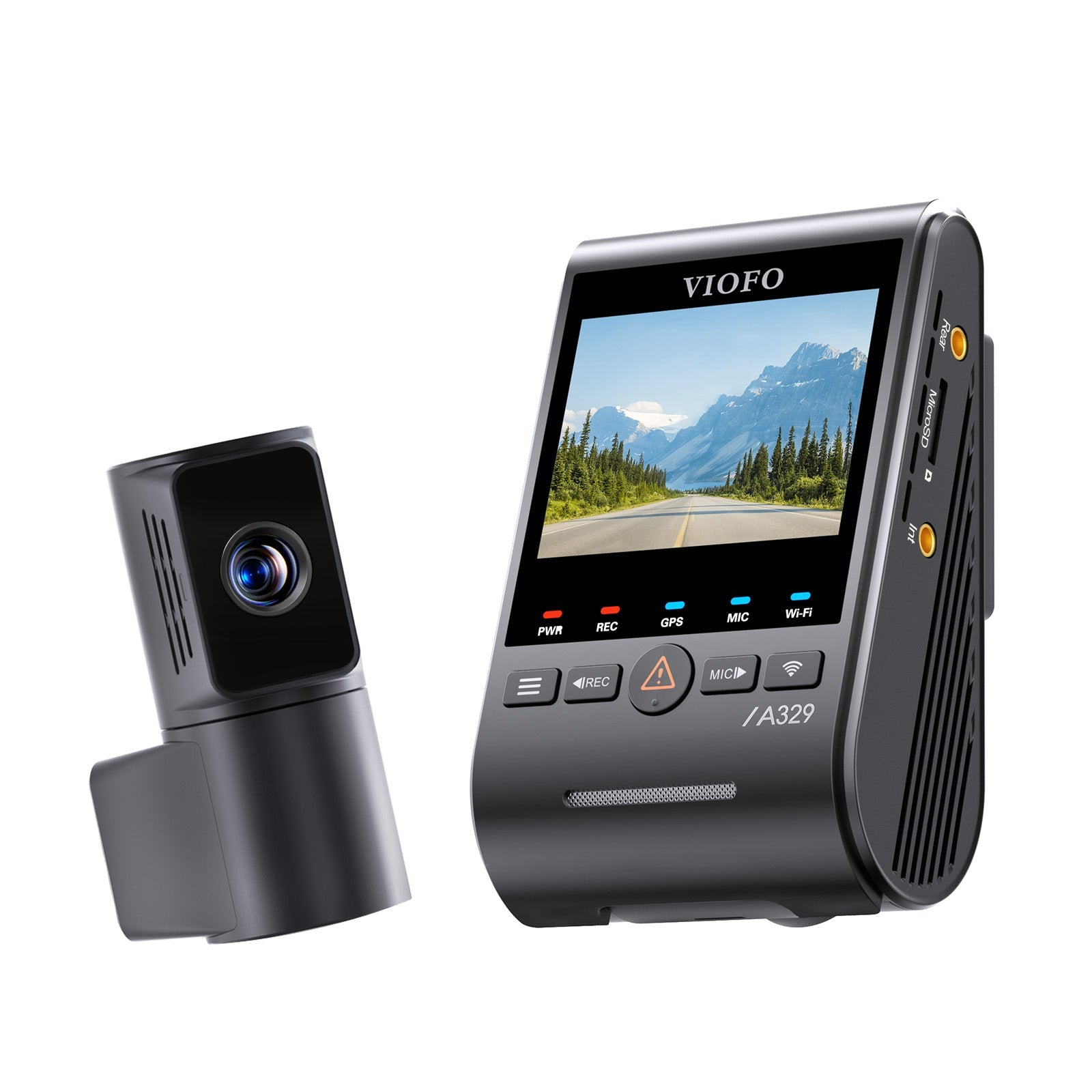 VIOFO A329T 雙鏡頭 4K 60 幀+2K 望遠 Camera 配 4 倍光學變焦 及 Sony STARVIS 2 感光元件 HDR,支援 SSD 儲存,Multiplex Video,低耗電撞擊偵測,混合停車錄影 圖 5