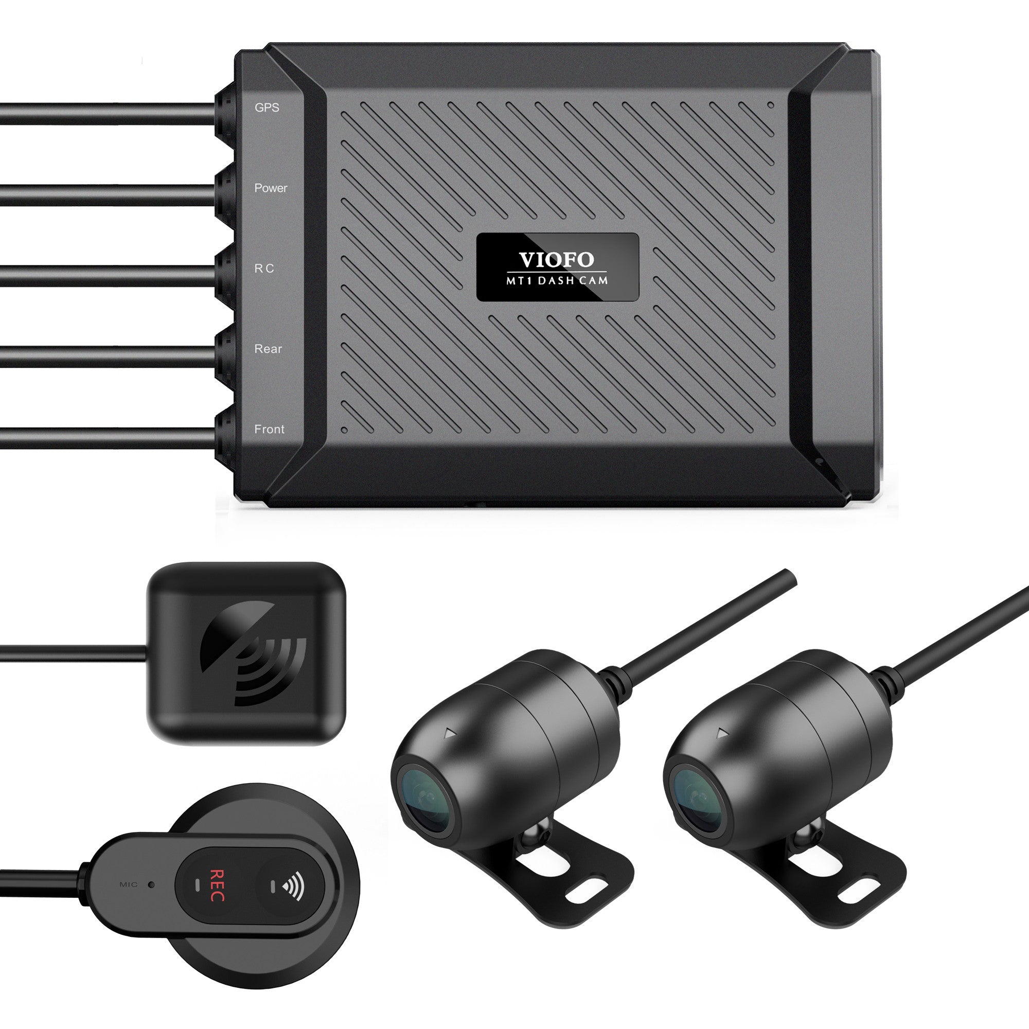 VIOFO MT1 雙 鏡頭 1080P 電單車 行車記錄儀 Built in Wi-Fi GPS 配 32GB microSD Card 圖 1